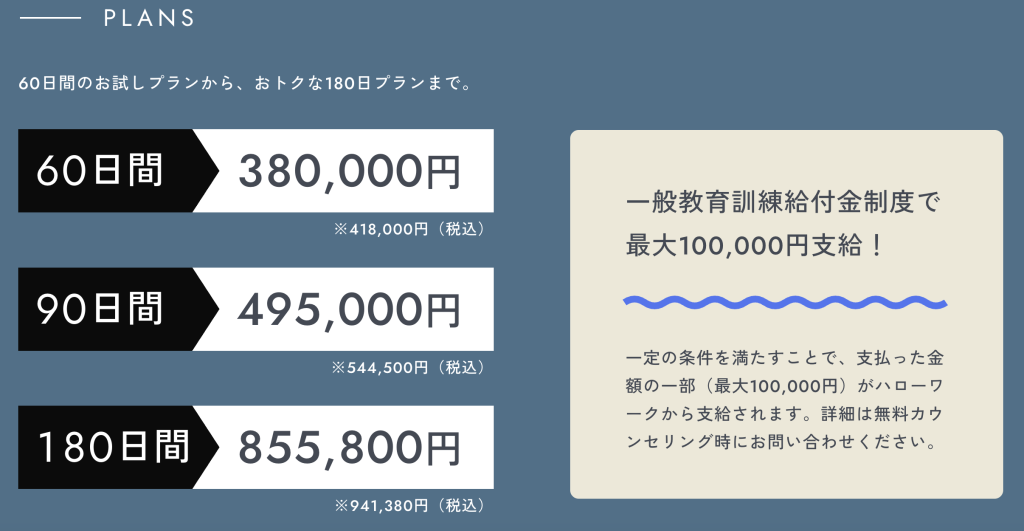 Boost Coaching 料金プラン